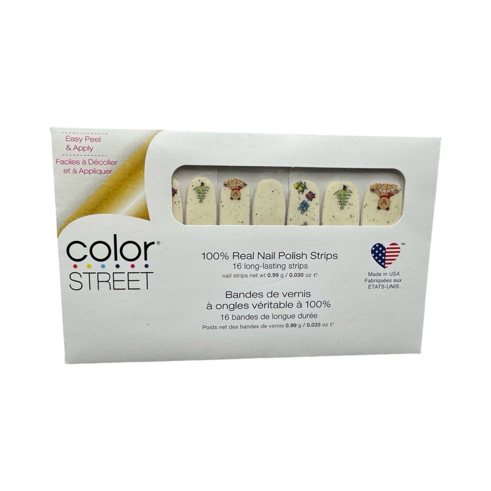 Color Street Nail Strips Give Love Toys For Tots NEW